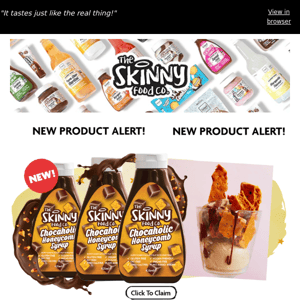 The Skinny Food Co, must try NEW Syrup