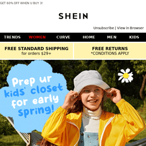 PREP UR KIDS' CLOSET FOR EARLY SPRING！