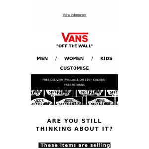 Did you see something you liked, Vans Europe?