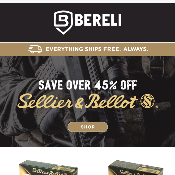 You Betcha! ✨Sellier & Bellot Ammo Is On Sale!