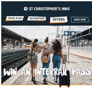 Win A Month-Long Interrail Pass! 🎟️