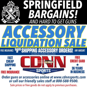 Springfield Armory BARGAINS and ACCESSORY LIQUIDATION!!- Call 800-588-9500