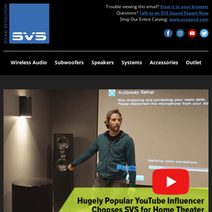 Tech Influencer Royalty Chooses SVS Ultra Speakers & Subwoofers for Home Theater