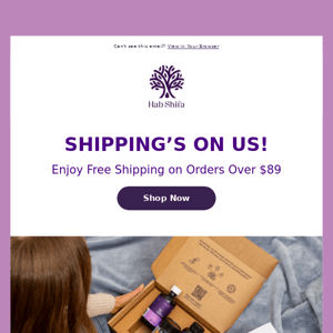 🎉 Enjoy Free Shipping on Orders over $89  🎉