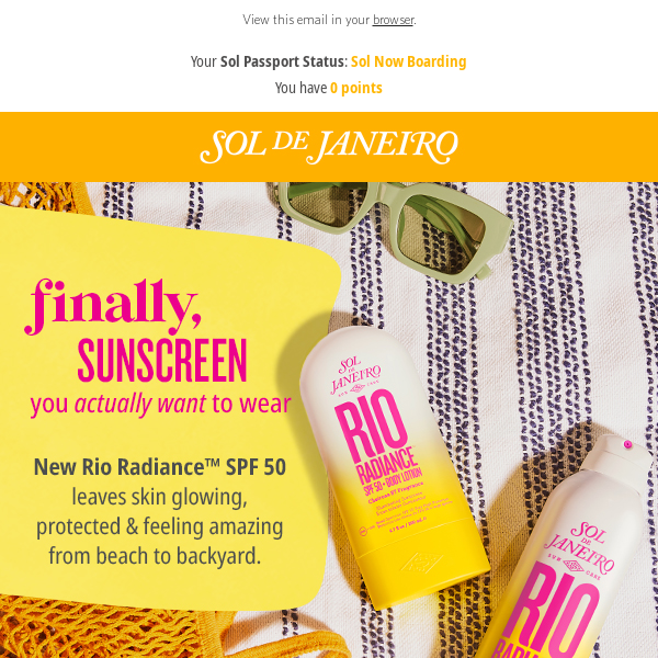 ICYMI: new sunscreen that's worthy of your skin