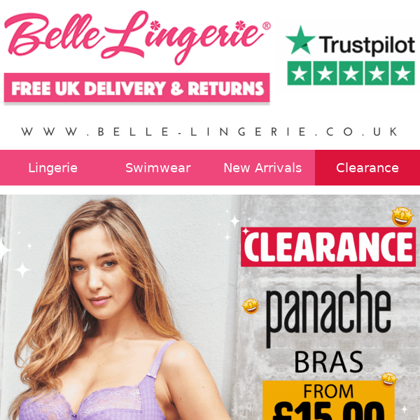 Clearance | Panache Bras From £15 😮