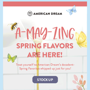 A-MAY-ZING Spring Flavors Just Dropped! 🎤🔥