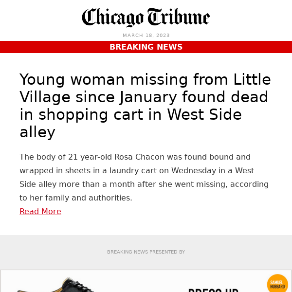Little Village woman missing since January found dead