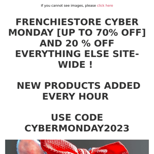 CYBER MONDAY - UP TO 70% OFF AND 20 % OFF SITEWIDE ! 🙀