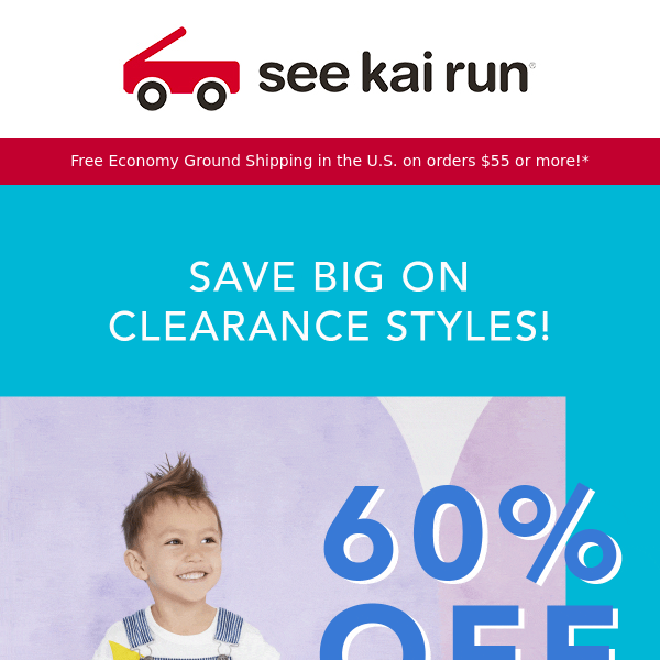 Shop Today on 60% Off Clearance Styles. Sizes Going Fast!