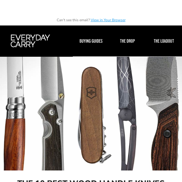 The best wood handle knives