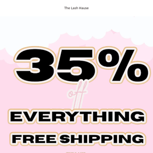Free Shipping & 35% OFF!