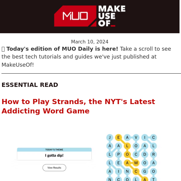 🔤 Heard About NYT's Strands? Here's How to Play This Addicting Word Game