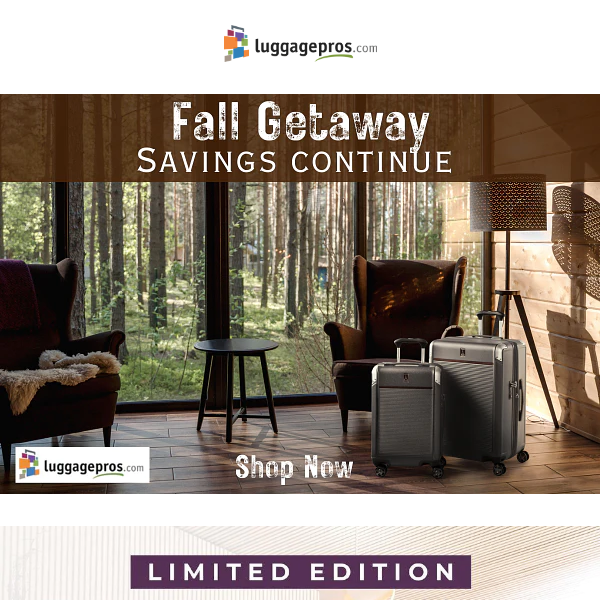 Fall Savings Continue