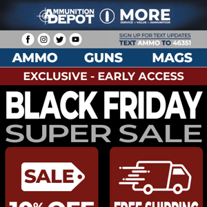 Black Friday Early Access