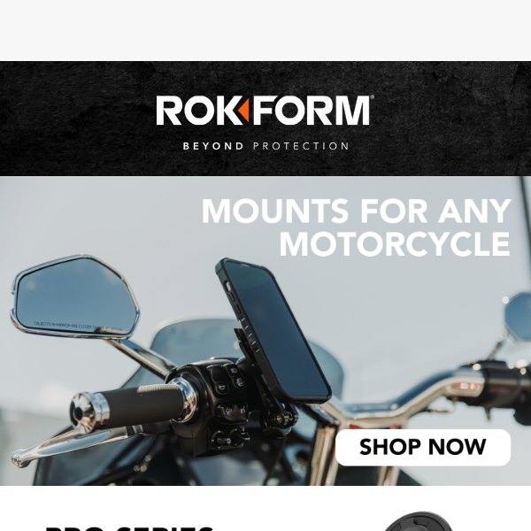 We've Got the Right Mount for Your Motorcycle