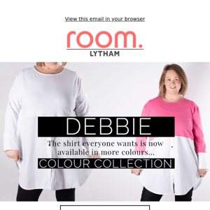THE DEBBIE SHIRT💖 The colour collection is here!