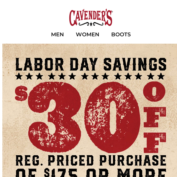Don't Miss Out on Labor Day Savings