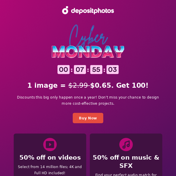 Last minute Cyber Monday reminder. You can save over 80% on files of your choice