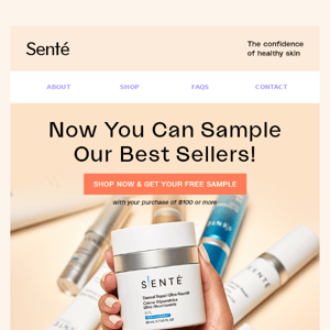 Been Wanting to Try New Senté Products?