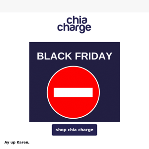 great black friday is over Chia Charge! 😉 now here's 10 useful ideas for you...