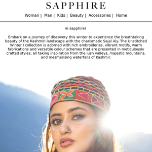 Sajal Aly x Sapphire 🖤✨