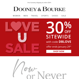 Now or Never! Up to 65% Off Sitewide.