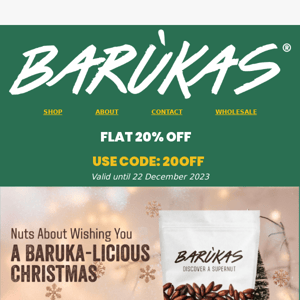 Get Ready for a Nutty Christmas Adventure with Baruka's Nuts! 🌲✨