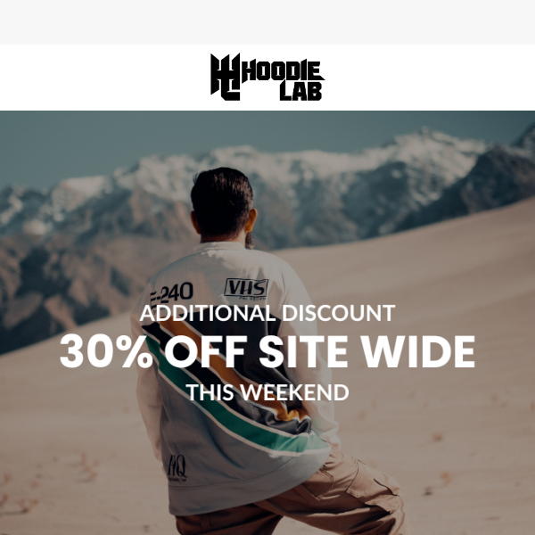 30% OFF SITEWIDE 🔥 WEEKEND SALE!