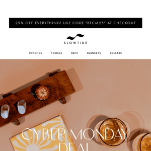 Cyber Monday Free Gift + 25% Off