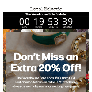 Hours left to save an extra 20%!