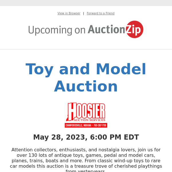 Toy and Model Auction