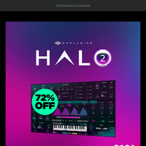 🕛Ending Today: 72% Off Halo 2 - Hybrid Synth Rompler!