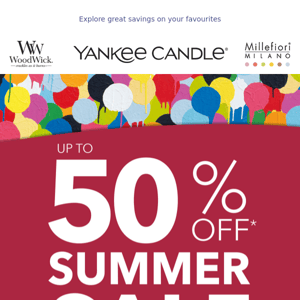 Summer Savings of Up to 50%