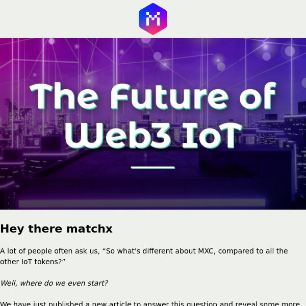 Discover the Future of Web3 IoT with MXC