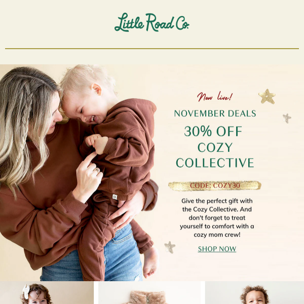 Cozy Collective now 30% off