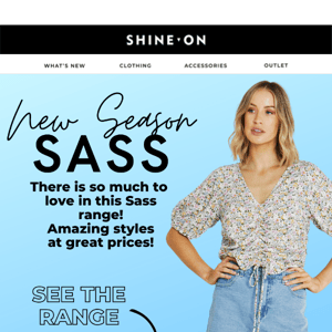 😍 NEW SASS!!! 😍 FREE SHIPPING!!! LIMITED STOCK!!!