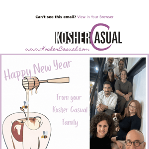 🐝🍯Shana Tovah From Kosher Casual! 🍯