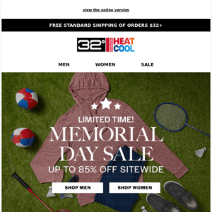 Memorial Day Sitewide Sale | Shop Up to 85% Off Best Selling Seasonal Styles