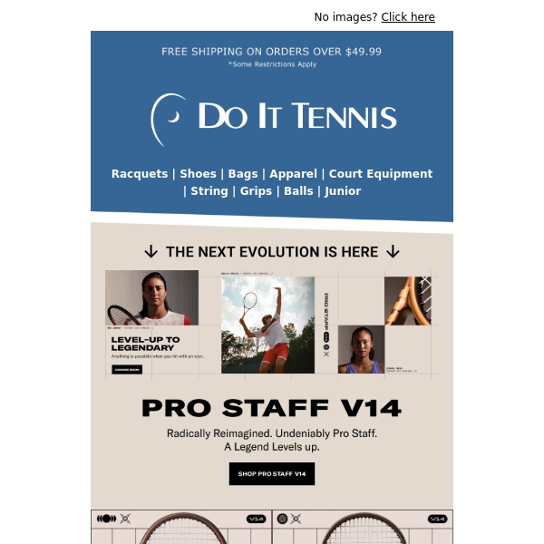 The Next Evolution is Here 🎾 Get your Pro Staff v14 Now