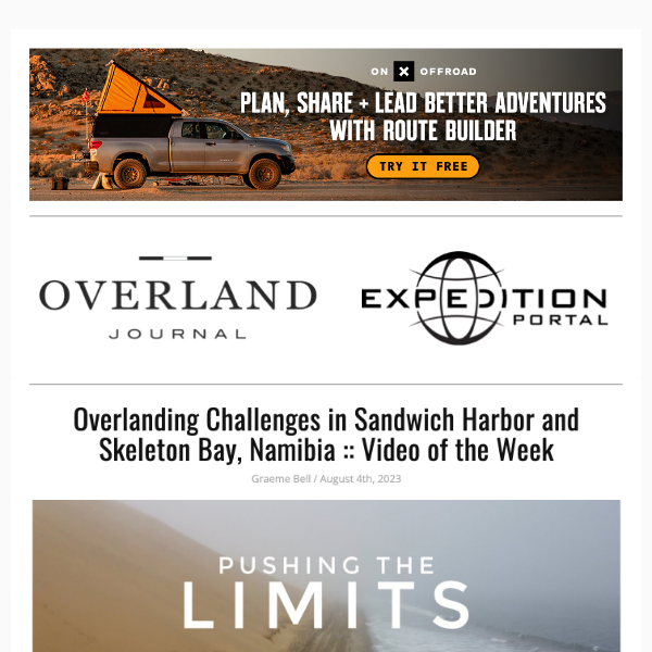Skeleton Bay Namibia, 2024 Nissan Titan, Motored Days, Adventure kit Giveaway,  From Land to Sea, New Podcast, Primus Stoves, and a new 78 Series