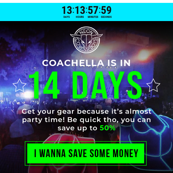 Coachella is in 14 days! Are you ready??