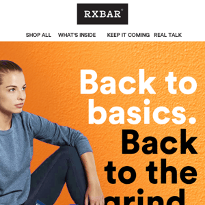 Back to the Grind Checklist: RXBAR ✅
