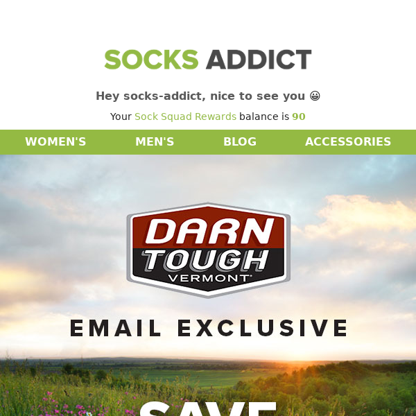 Put a spring in your step with Darn Tough!