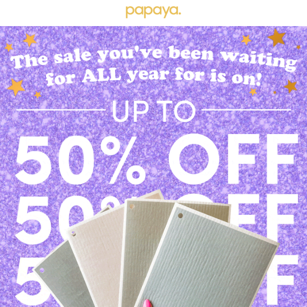 Up to 50% OFF Black Fri-YAYYYYY!!!