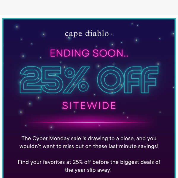 Act Fast! We’re About to Say Goodbye to 25% Off 🚀