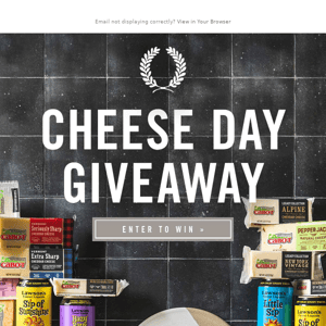 Kick Off to Summer Giveaway! 🧀