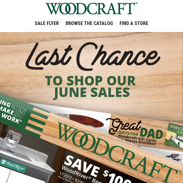 Last Chance to Save During Our June Sale