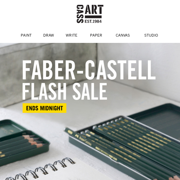 Quick! Faber-Castell Sale ends midnight