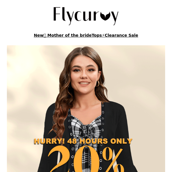 FlyCurvy, VIP Exclusive! A 20% OFF coupon for YOU 😍